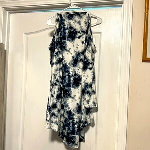 Tied-dyed Indigo Top